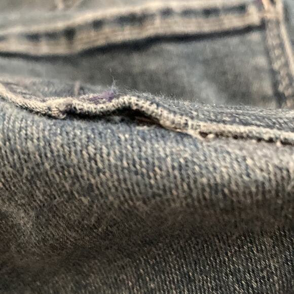 MOTHER The Looker in Groovin Distressed Jeans Size 26x 30 - Picture 12 of 14